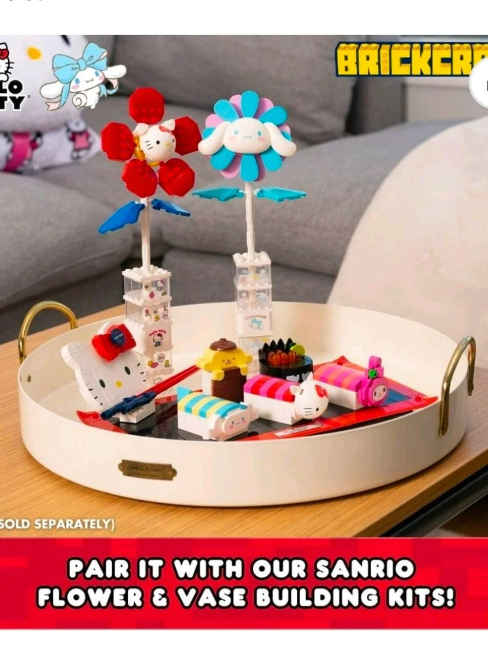 Brickcraft Sanrio Hello Kitty & Friends SushiPlatter Building Set